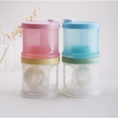 Milk Powder Box 2 Layers Baby Feeding Bottle Food Storage Container